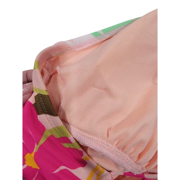 Miracle Beach Betty One Piece Strappy Tropical Swimsuit size Large Brand New - Picture 4 of 6